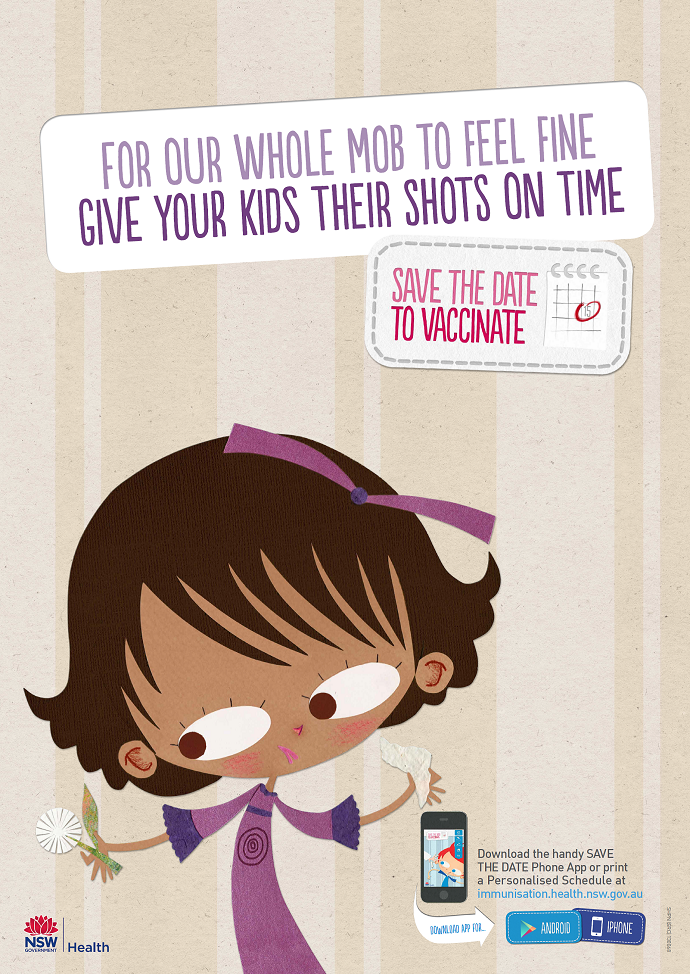 Save the Date to Vaccinate Poster