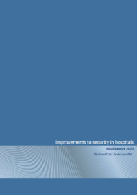 Final Report - Improvements to security in hospitals