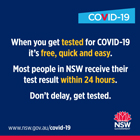 COVID-19 test result turnaround time