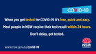 COVID-19 test result turnaround time (landscape)