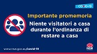 No visitors at home during the stay at home order (landscape)
