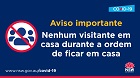 No visitors at home during the stay at home order (landscape)
