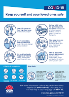 Physical distancing - Keep yourself and your loved ones safe
