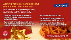 Wishing you a safe an peaceful Sinhala and Tamil New Year