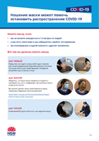Wearing a mask can help stop the spread of COVID-19