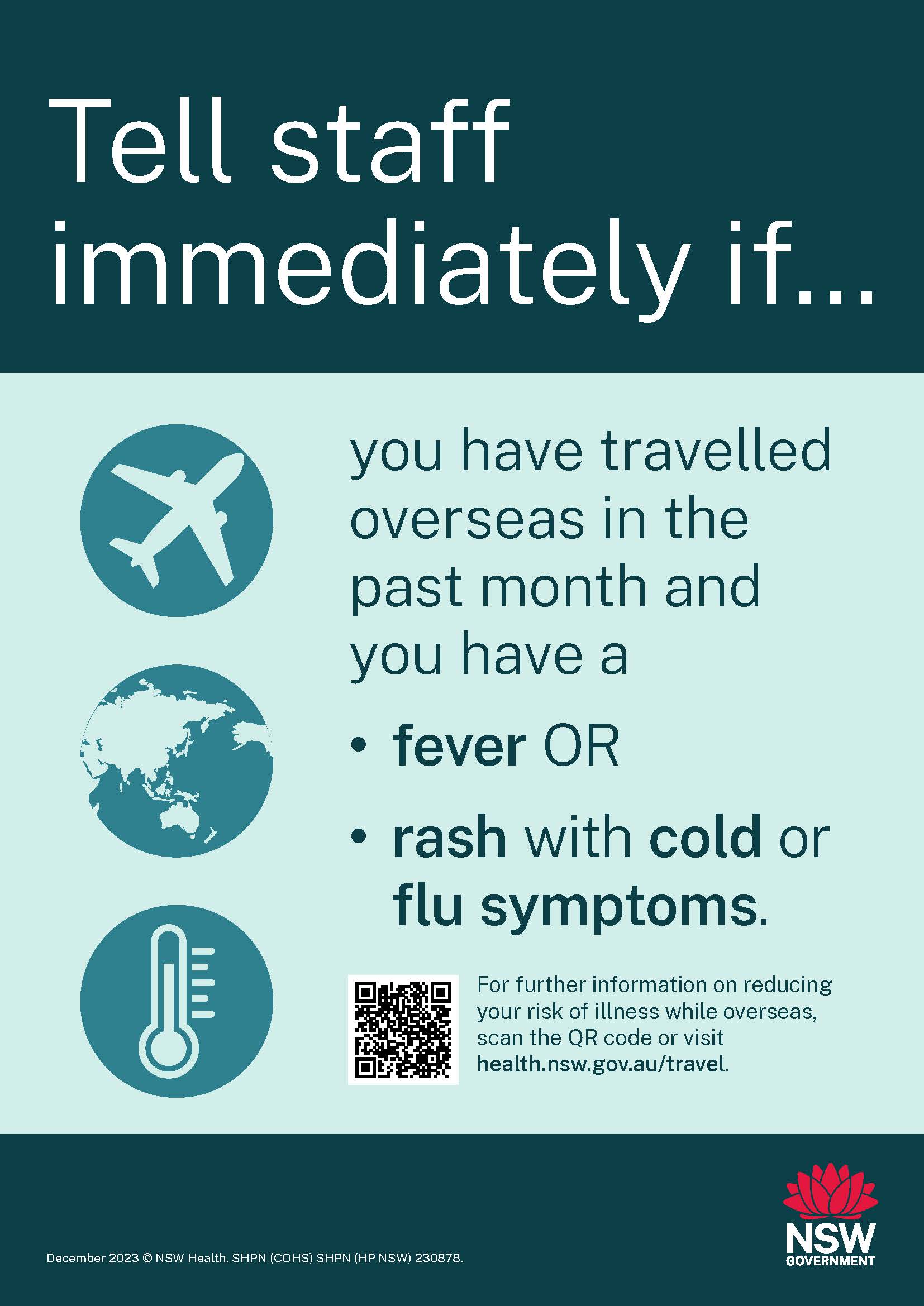 MERS -CoV travel poster