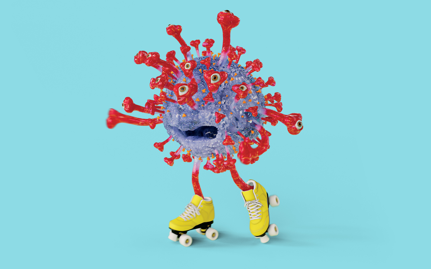 Animation of the COVID-19 virus