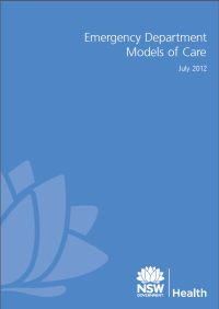 Emergency Department Models of Care 2012