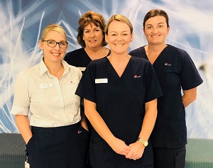 Four female nurses