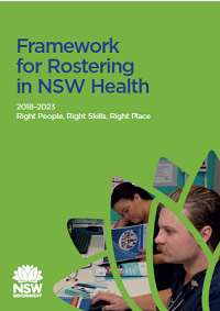 Framework for Rostering in NSW Health 2018 - 2023