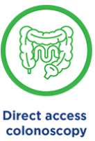 Direct access colonoscopy