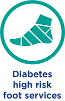 Diabetes high risk foot services