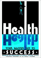 Poster: Health. Your master key to success