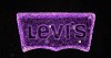 Purple tablet with Levi's logo etched into it