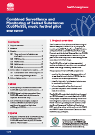 Combined Surveillance and Monitoring of Seized Substances (CoSMoSS)