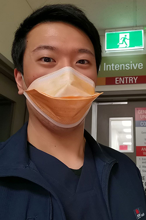 Samuel Liu on deployment with the NSW Health Deployment Program