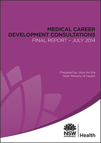 Medical Career Development Consultations - Final Report - July 2014