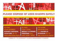 Safe disposal for steroid users