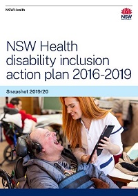 NSW Health Disability Inclusion Action Plan 2016-2019 - Snapshot 2019-2020 document
