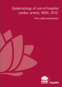 Epidemiology of out-of-hospital cardiac arrests, NSW, 2012: Time, place and person