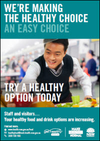 We are making the healthy choice the easy choice