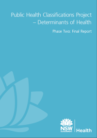 Public Health Classifications Project - Determinants of Health - Final Report