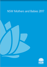 Cover of NSW Mothers and Babies 2017