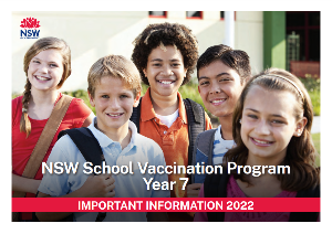 NSW School Vaccination Program - Year 7