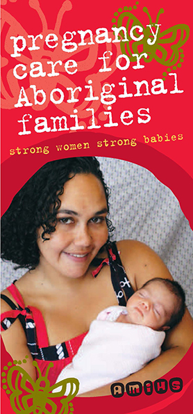 Cover of Pregnancy care for Aboriginal families brochure