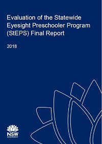 Statewide Eyesight Preschooler Screening Evaluation Final Report 2018