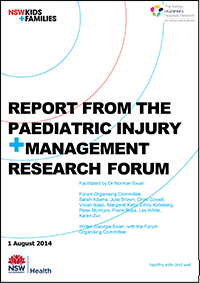 Report from the Paediatric Injury and Management Research Forum