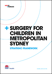 Surgery for Children in Metropolitan Sydney - Strategic Framework