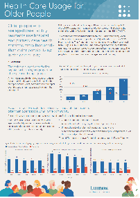 Health care usage for older people