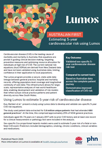 Cardiovascular Disease risk prediction in NSW