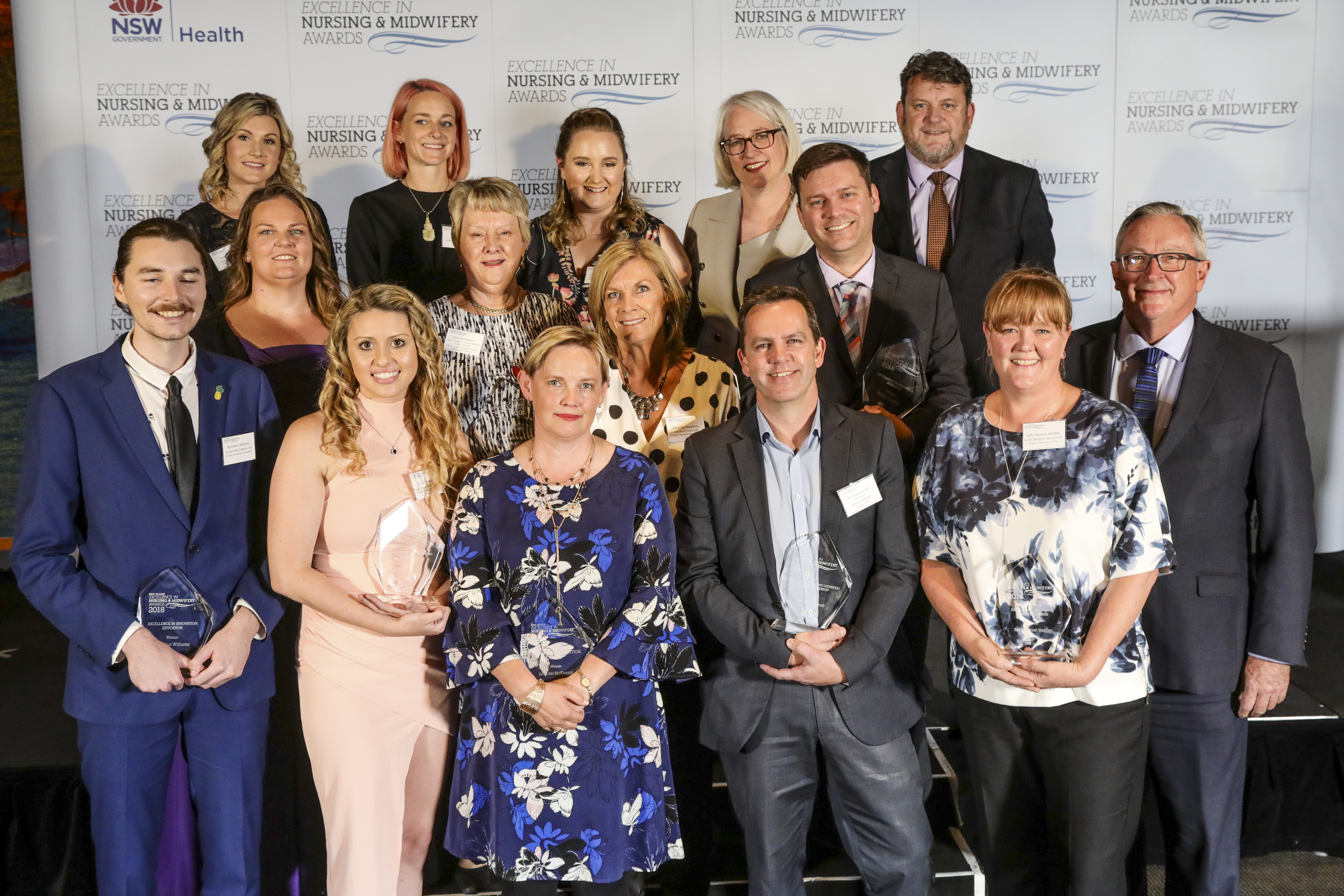 NSW Health Excellence in Nursing and Midwifery Award recipients