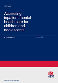 Accessing inpatient mental health care for children and adolescents: A framework