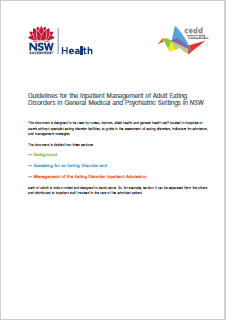 Guidelines for the Inpatient Management of Adult Eating Disorders in General Medical and Psychiatric Settings in NSW