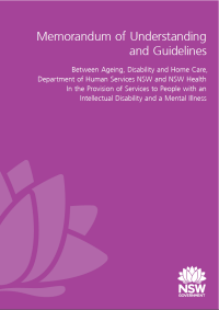 Memorandum of Understanding between ADHC & NSW Health in the provision of services to people with an intellectual disability and