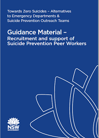 Guidance Material – Recruitment and support of Suicide Prevention Peer Workers