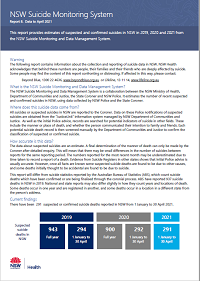 NSW Suicide Monitoring System - Report 8 - Data to April 2021