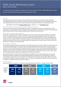 NSW Suicide Monitoring System - Report 22 - Data to June 2022