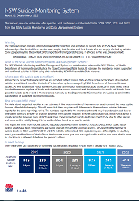 NSW Suicide Monitoring System - Report 19 - Data to March 2022