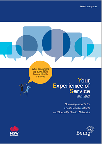 Your Experience of Service: What consumers say about NSW Mental Health Services 2021–22 Supplement