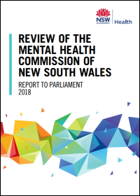 Review of the Mental Health Commission NSW - Report to Parliament 2018