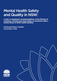Mental Health Safety and Quality in NSW: Implementation Update October 2018 