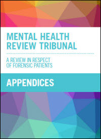 Review of the operation of Mental Health Review Tribunal in respect of forensic patients discussion paper