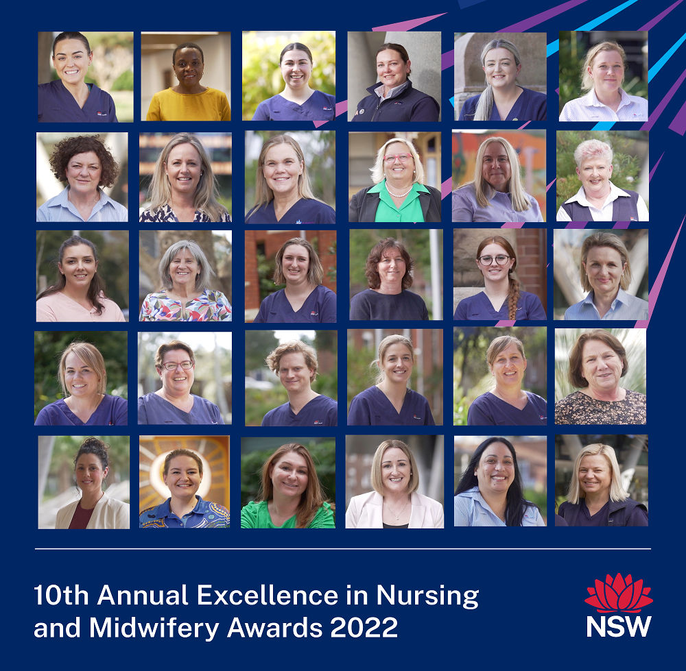 Finalists of the 2022 Excellence in Nursing and Midwifery Awards