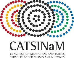 Congress of Aboriginal and Torres Strait Islander Nurses and Midwives (CATSINaM) Logo