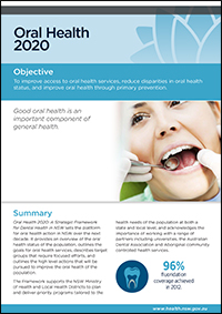 Progress on Oral Health 2020