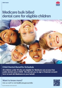 Child Dental Benefits Schedule - Poster - A3